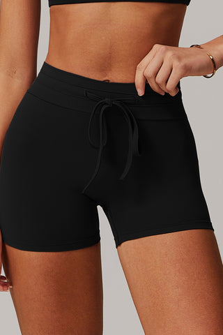 High Rise Seamless Drawstring Short