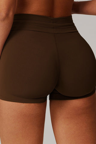 High Rise Seamless Drawstring Short