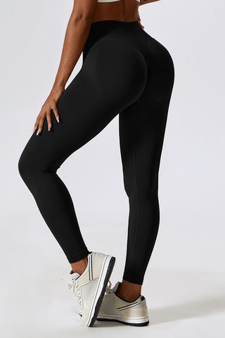 Crossover Ruched Back Legging