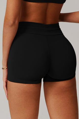 High Rise Seamless Drawstring Short