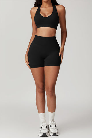 High Rise Ribbed Waistband Short