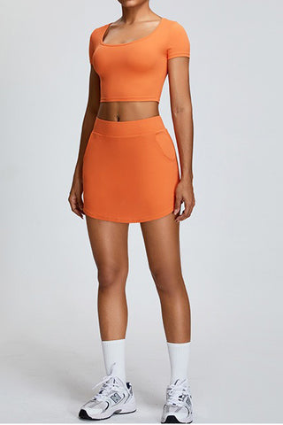 High Rise Tennis Mini Skort