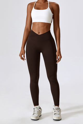 Crossover Ruched Back Legging