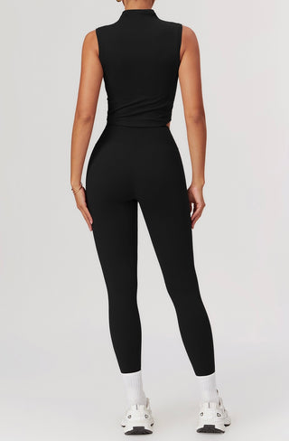 Mock Neck Tank & Legging Two Piece Set