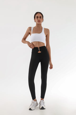 Asymmetrical Open Back Sports Bra