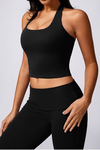 Halter Neck Backless Top