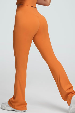 High Rise Crossover Flare Legging