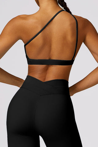 Single Strap Cutout Back Bra