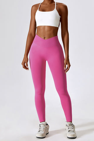 Crossover Ruched Back Legging