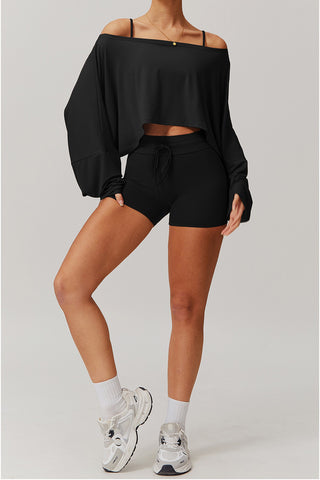 Off Shoulder Long Sleeve Top