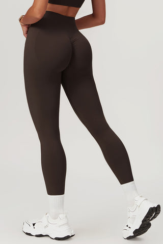 Ribbed Waistband Scrunch ⅞ Legging