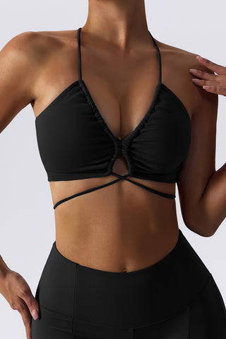 Crossover Strap Back Triangle Bra