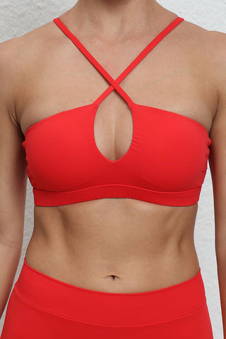 Front Crossover Sport Bra