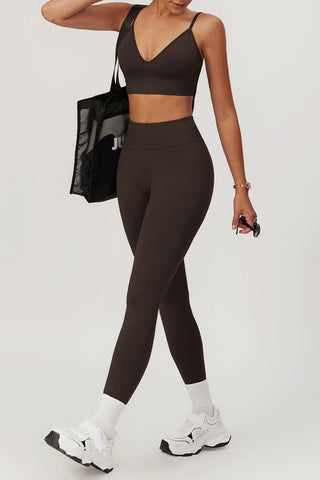 Ribbed Waistband Scrunch ⅞ Legging