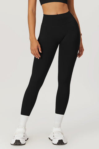 Ribbed Waistband Scrunch ⅞ Legging