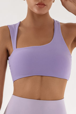 Asymmetrical Open Back Sports Bra