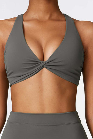 Twist Multi-Strap Back Quick-Drying Bra