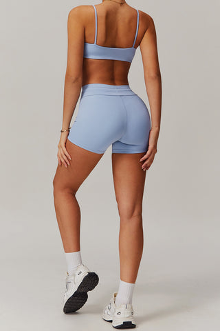 High Rise Seamless Drawstring Short