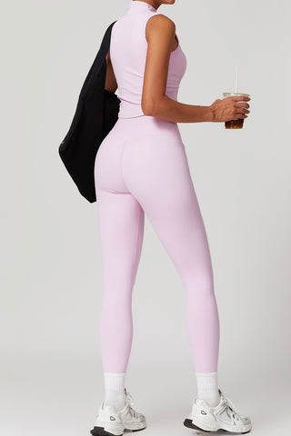 Mock Neck Tank & Legging Two Piece Set