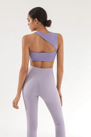 Asymmetrical Open Back Sports Bra