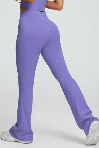 High Rise Crossover Flare Legging