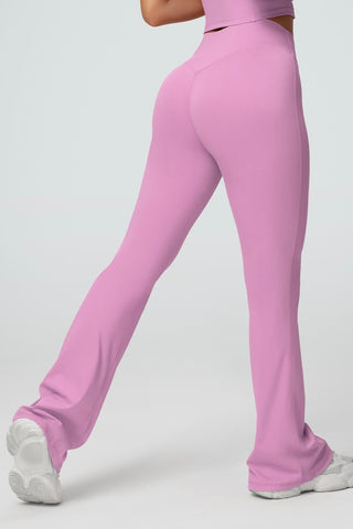 High Rise Crossover Flare Legging