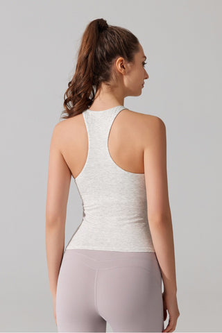 Halter Cutout Front Racerback Top