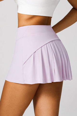 Half Pleated Mini Skort