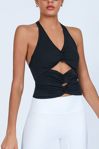 Halter Twist Racerback Top