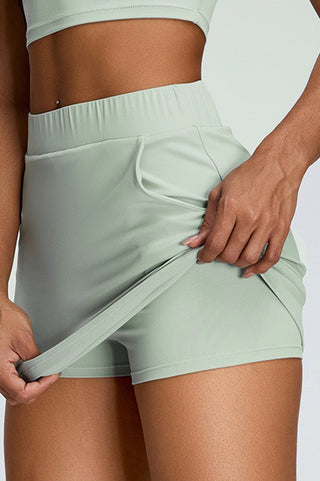 High Rise Tennis Mini Skort