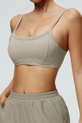 Scoop Neck Openback Sports Bra