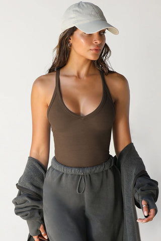 Deep V-Neck Tank Top