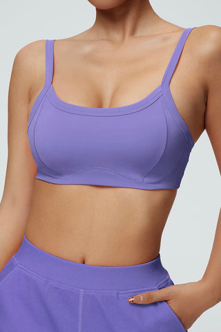 Scoop Neck Openback Sports Bra