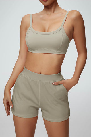 Scoop Neck Openback Sports Bra