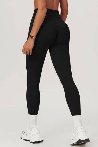 Ribbed Waistband Scrunch ⅞ Legging