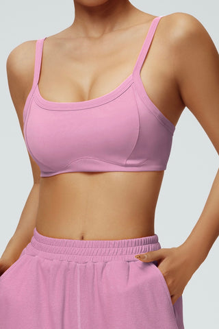 Scoop Neck Openback Sports Bra