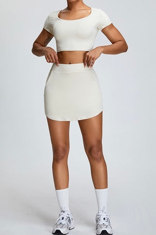 High Rise Tennis Mini Skort