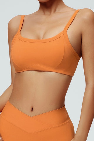 Scoop Neck Openback Sports Bra