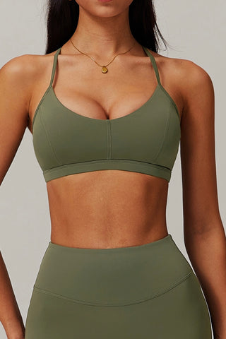 Y Back Sports Bra