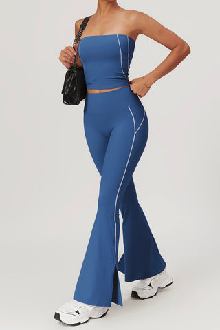 Contour Split Hem Flare Legging