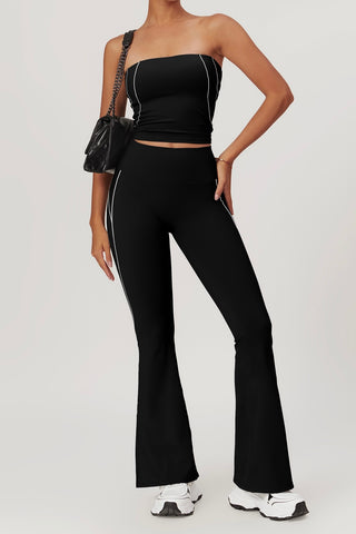 Contour Split Hem Flare Legging