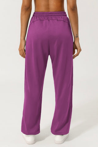 High Rise Drawstring Cuff Pant