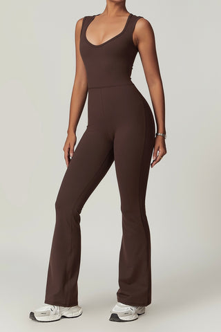 Sweetheart Neck Sleeveless Jumpsuit