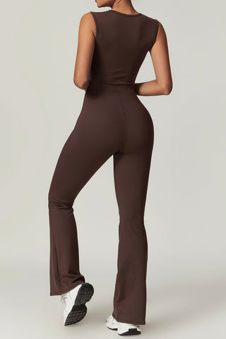 Sweetheart Neck Sleeveless Jumpsuit