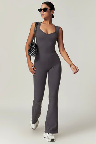 Sweetheart Neck Sleeveless Jumpsuit