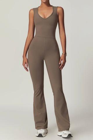 Sweetheart Neck Sleeveless Jumpsuit