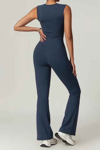 Sweetheart Neck Sleeveless Jumpsuit