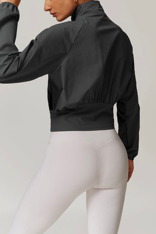 Collared Zip Up Jacket