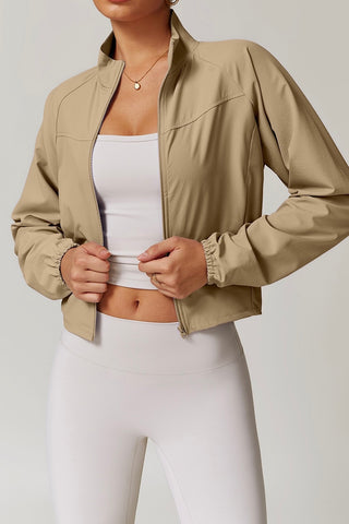 Collared Zip Up Jacket