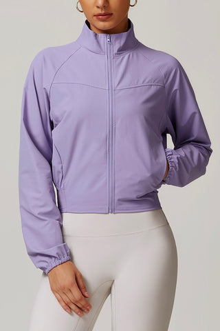 Collared Zip Up Jacket